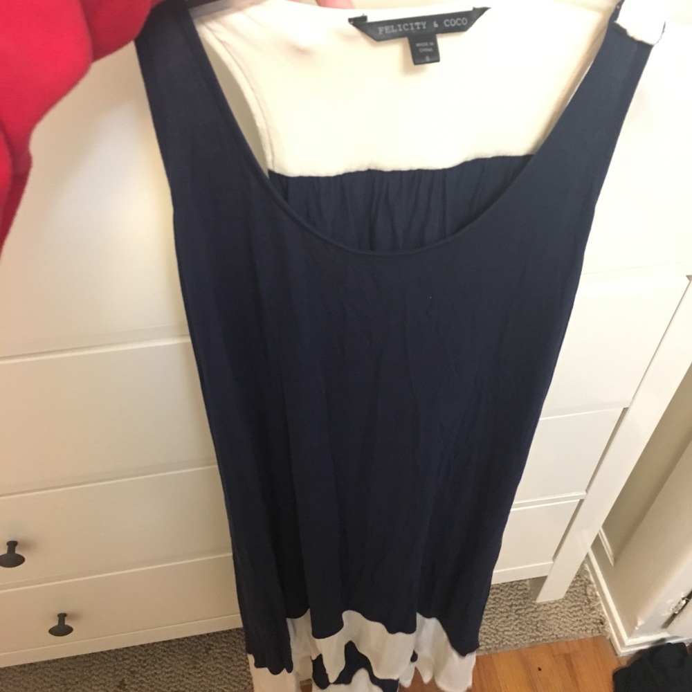Color blocked dress